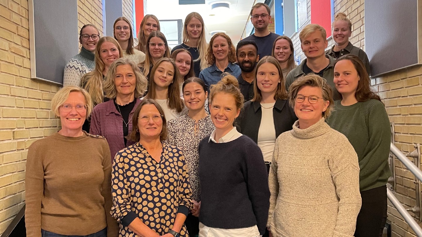 Gruppebillede med personale