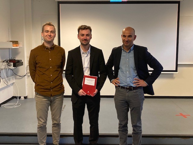 Rasmus Rask og vejledere ved ph.d.-forsvar 
