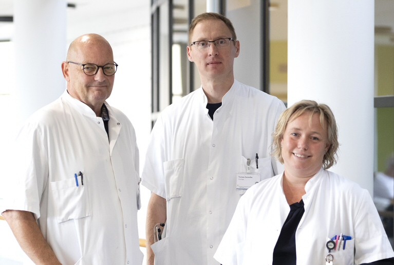 Peter Søgaard, Tomas Zaremba og Malene Møller Jørgensen