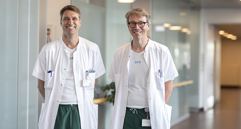 Professor Søren Kold og professor Ole Rahbek. Foto: Line Bloch Klostergaard