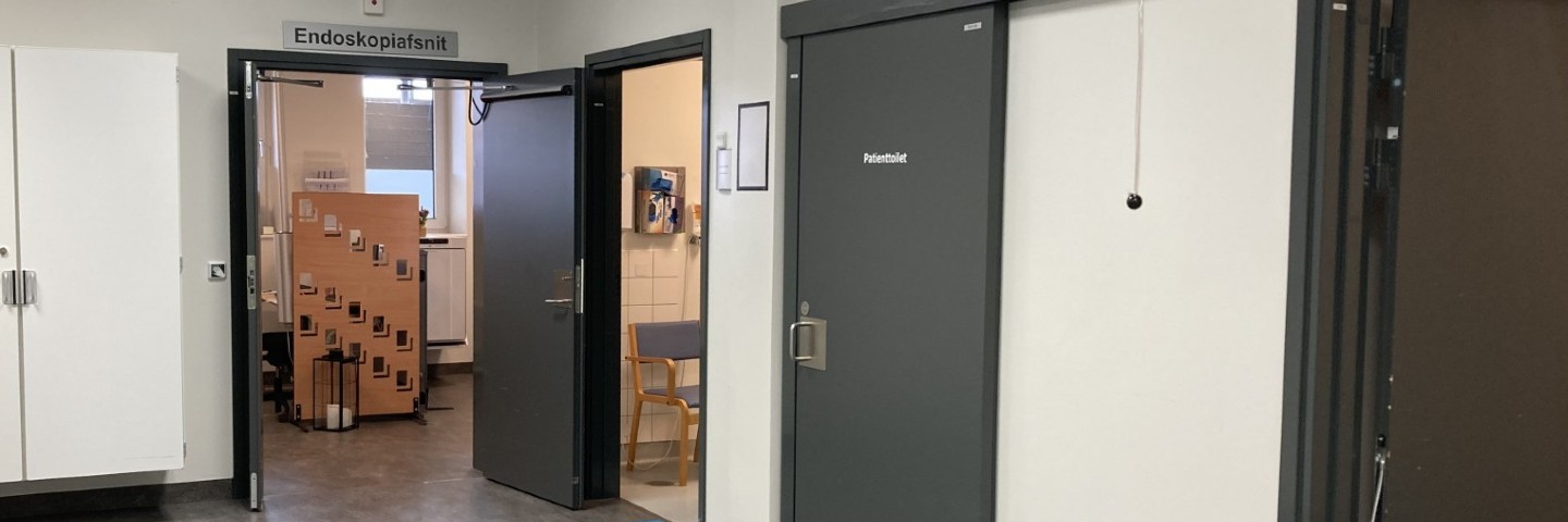 Indgang til Endoskopiafsnit