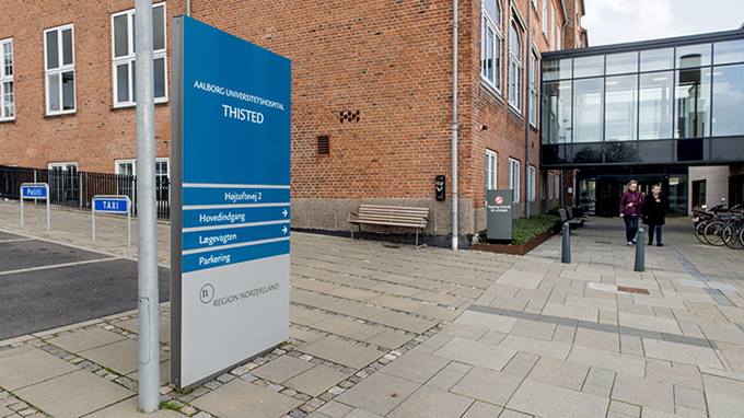 Aalborg Universitetshospital, Thisted - Hovedindgang