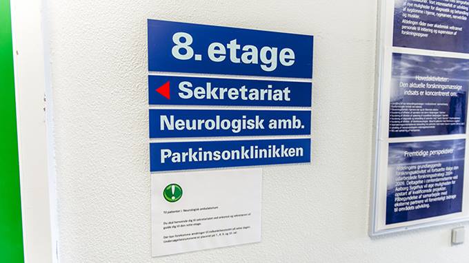 Neurologisk Ambulatorium på 8. etage