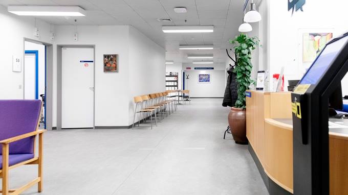 Venteområde i stueetagen