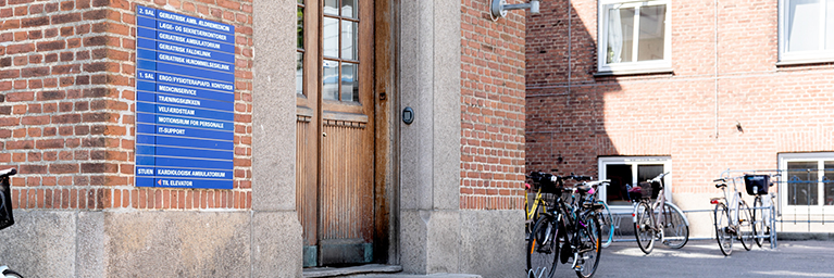 Indgang til Kardiologisk Ambulatorium