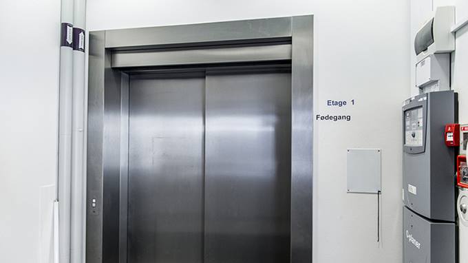 Elevator til Fødegang og Barselsafsnit