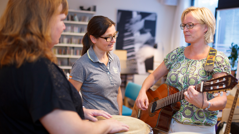 Samspil i musikterapien