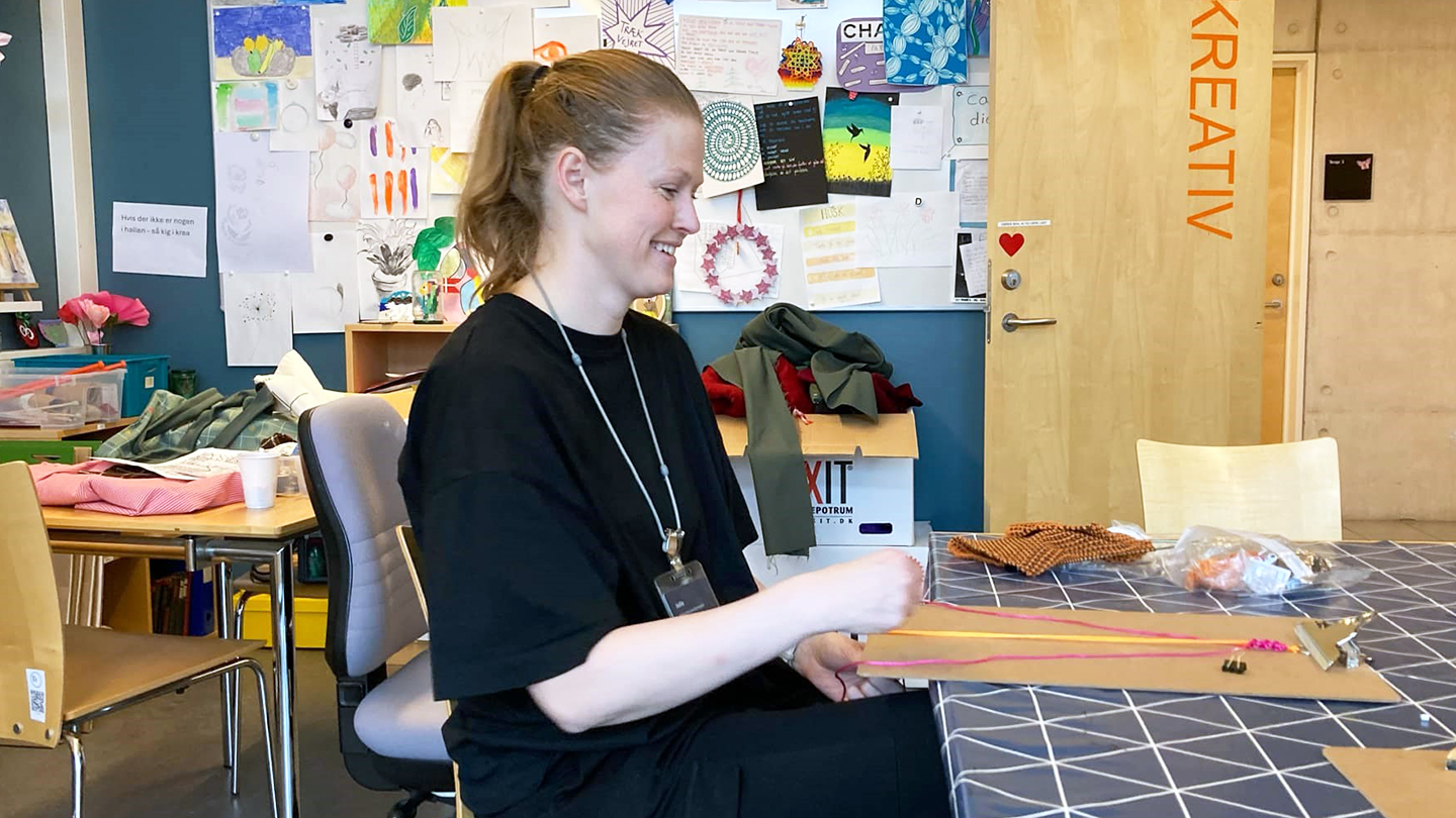 En aktivitetsmedarbejder