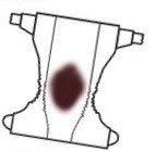 Illustration af brun aff&oslash;ring.